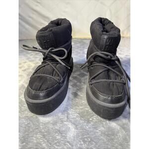 H&M Warm Snow Boots Faux Fur Lined Platform Us  Size 5